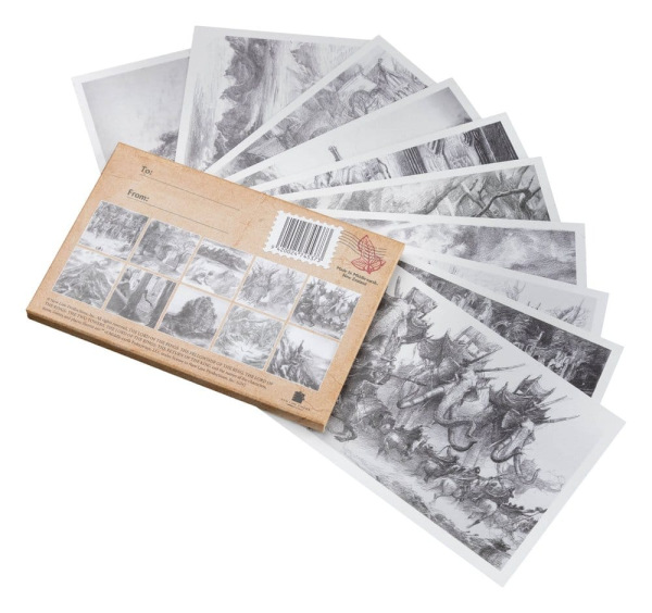 Lord of the Rings Postcards Set Concept Art by Alan Lee: The Lord of the Rings 15 x 12 cm 3