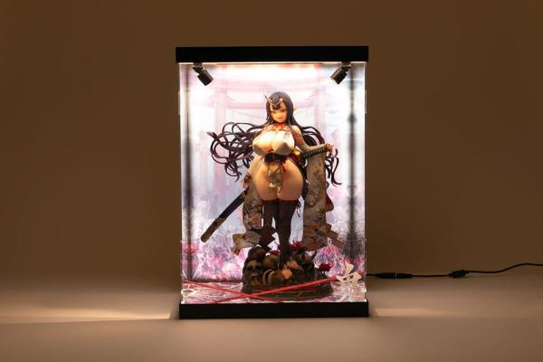 SHINSAI Acrylic Display Case with Lighting Inbina Rasethuhime Saki M Edition 39 cm