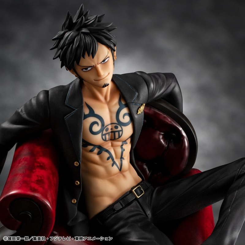 One Piece Portrait.Of.Pirates "S.O.C" PVC Figure Trafalgar Law Ver.R 13