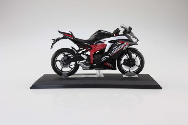 Diecast Bike Series Statue 1/12 Kawasaki Ninja ZX-25R Metallic Spark Black×Peal Flat Stardust White