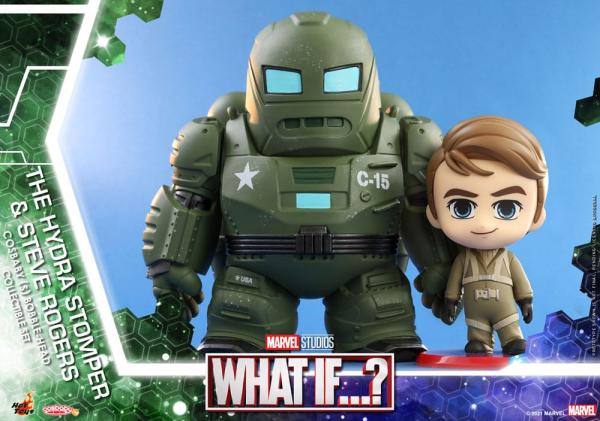 What If...? Cosbaby (S) Mini Figures Hydra Stomper & Steve Rogers 10 cm