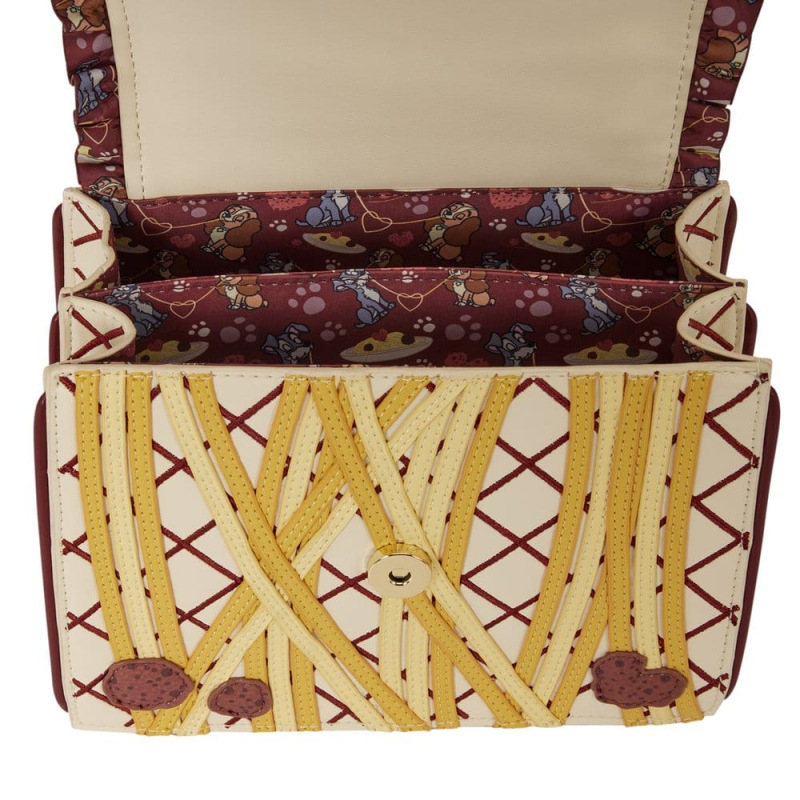 Disney by Loungefly Crossbody Lady & the Tramp Spaghetti Dinner 4