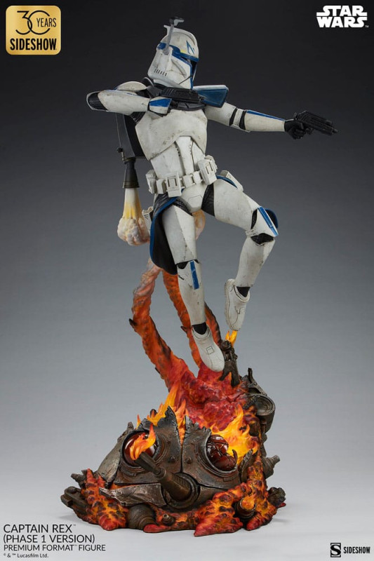 Star Wars Premium Format Figure Captain Rex (Phase 1 Version) Sideshow Exclusive 68 cm 10