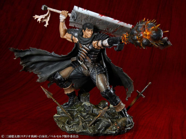 Berserk PVC Statue 1/7 Guts Black Swordsman Ver. 26 cm 3