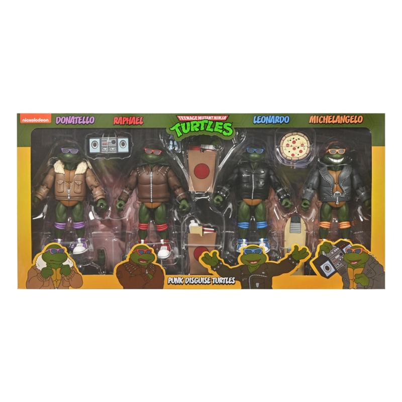 Teenage Mutant Ninja Turtles (Cartoon) Action Figures 4-Pack Punk Turtles 18 cm