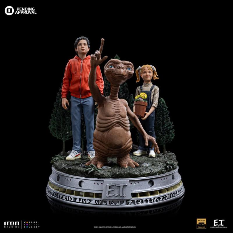 E.T. The Extra-Terrestrial Deluxe Art Scale Statue 1/10 E.T., Elliot and Gertie 19 cm