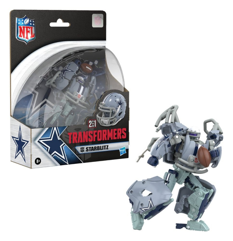 Transformers x NFL Action Figure Dallas Cowboys: Starblitz 14 cm 9