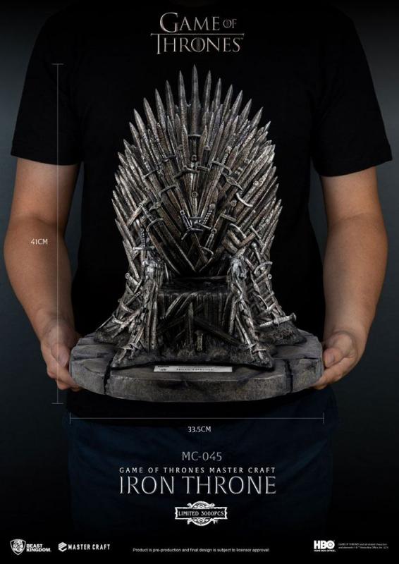 Game of Thrones: Iron Throne 41 cm Master Craft Statue - Beast Kingdom Toys