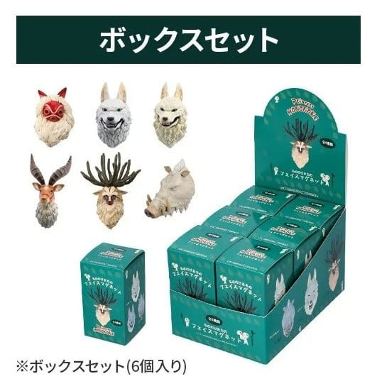 Princess Mononoke Magnete Mystery Box 3D Character Assortment (6) 2