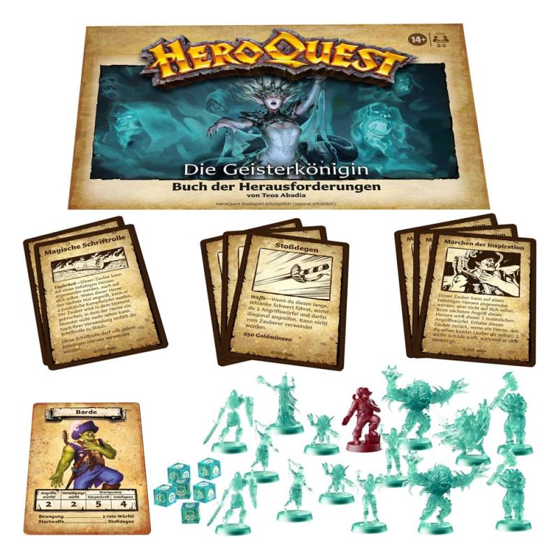 HeroQuest Board Game Expansion Die Geisterkönigin Quest Pack *German Version*