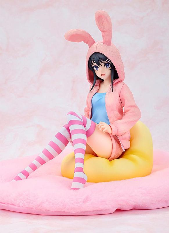 Rascal Does Not Dream of a Knapsack Kid PVC Statue 1/7 Mai Sakurajima Hoodie Look Rabbit Ears Ver. 1