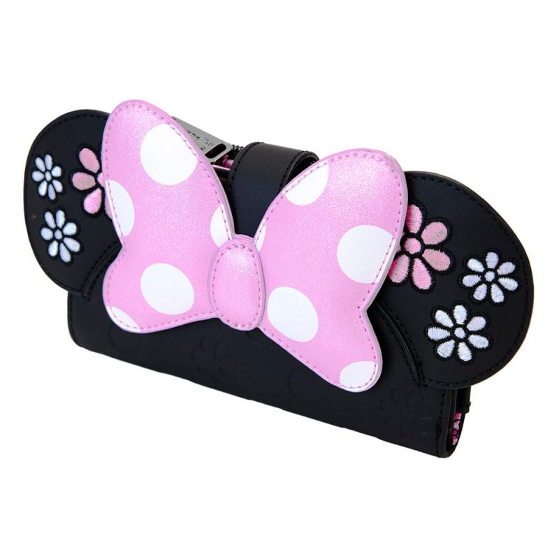 Disney by Loungefly Wallet Minnie Floral Rock the Dots Flap 3