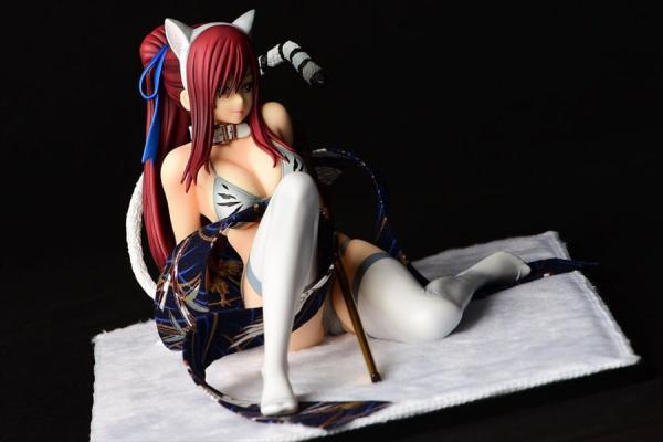Fairy Tail Statue 1/6 Erza Scarlet - White Tiger CAT Gravure_Style 13 cm