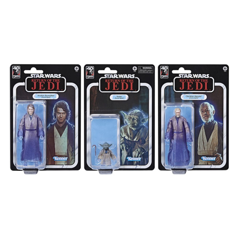 Star Wars Episode VI Black Series Action Figure 3-Pack Force Spirits 15 cm 12