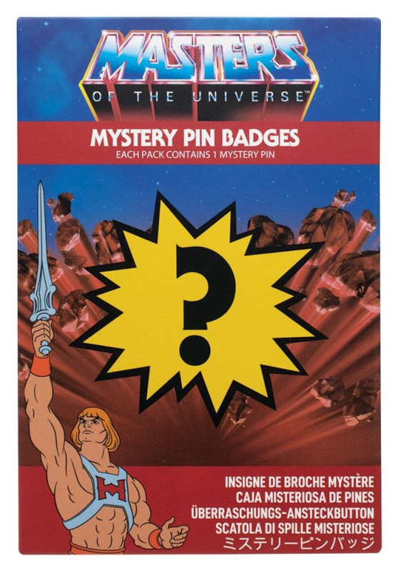 Masters of the Universe Mystery Pin Badges Blind Box Display (12) 12