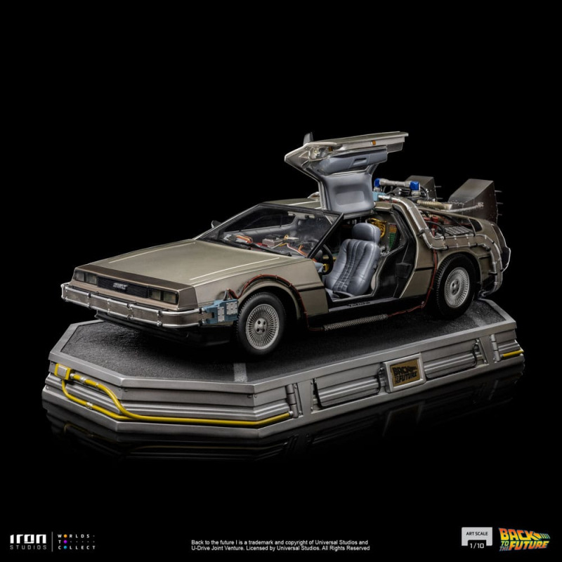 Back to the Future Art Scale Statue 1/10 DeLorean 53 cm 3