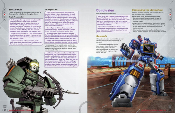 Transformers RPG A Beacon of Hope Adventure & GM Screen *Englische Version* 3