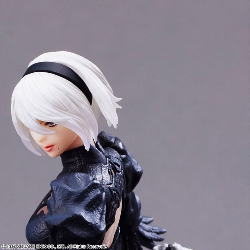 NieR:Automata FORM-ISM PVC Statue YoRHa Android 2B (YoRHa No.2 Type B) No Goggles Ver. 18 cm 6