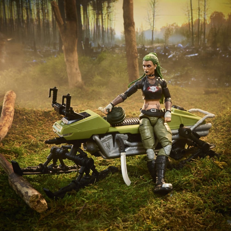 G.I. Joe Classified Series Action Figure and Vehicle Set #194 Zanya and Dreadnok Chameleon (Swamp Sk 11