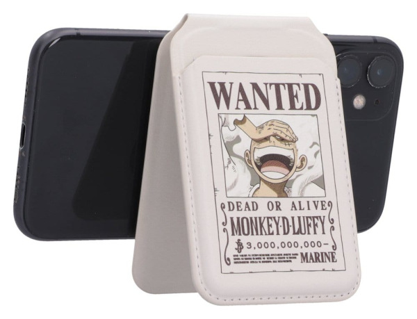 One Piece Card Holder Luffy Wanted Poster 10 cm 2
