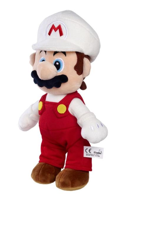 Super Mario Plush Figure Feuer Mario 30 cm