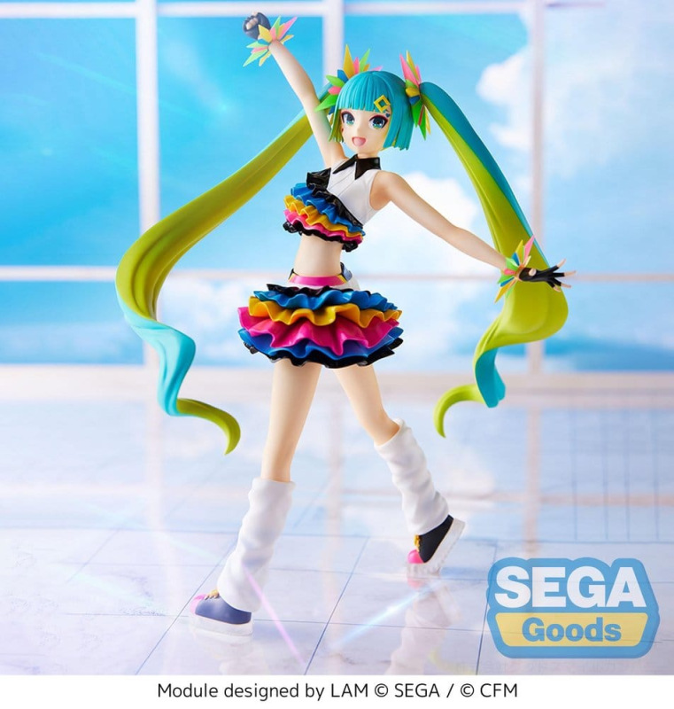 Hatsune Miku Project DIVA MEGA39's FIGURIZM PVC Figure Hatsune Miku - Catch the Wave 25 cm 1