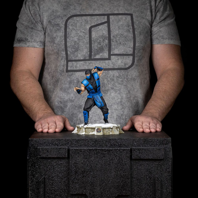 Mortal Kombat Art Scale Statue 1/10 Sub-Zero (Ninjas Collection) heo Exclusice 21 cm 11