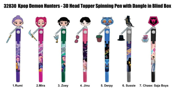 K-Pop Demon Hunter 3D Head Topper Pen Display (16)