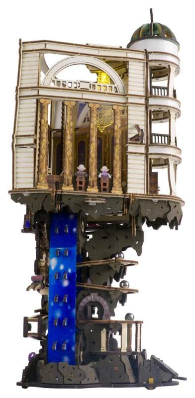 Harry Potter 3D Wooden Puzzle Gringotts Bank Marble Run 7