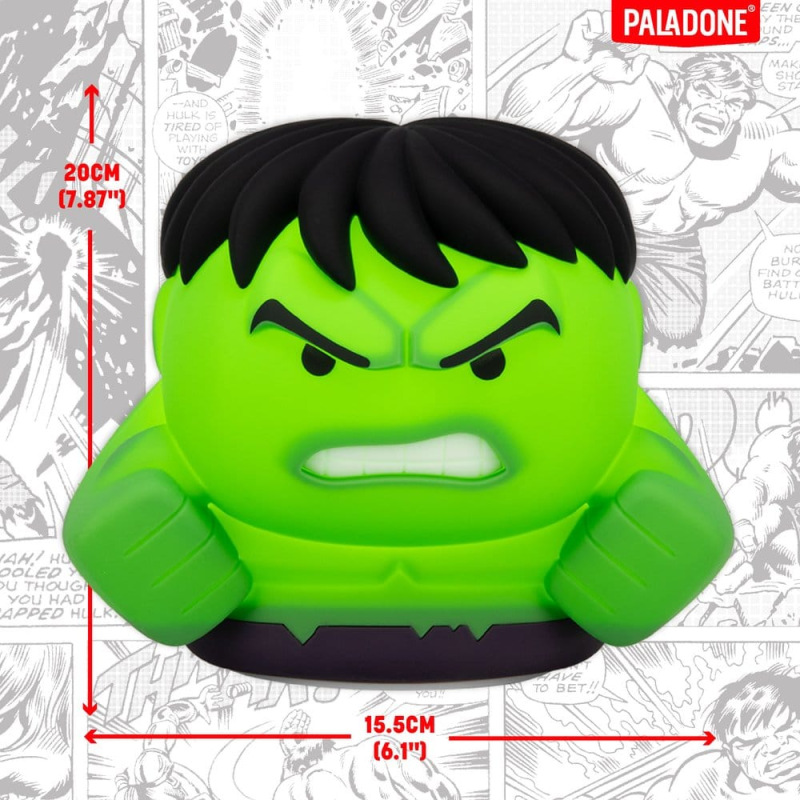 Marvel Universe SquishyGlo Silicon Light Hulk Rechargeable 15 cm 3
