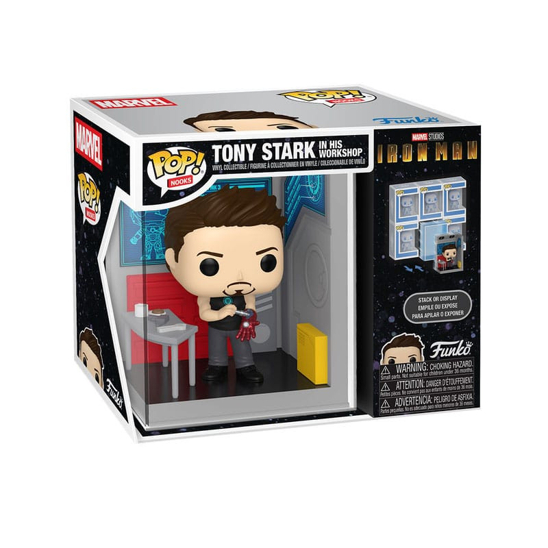 Marvel POP! Nooks Vinyl Figure Tony's Garage 9 cm 1