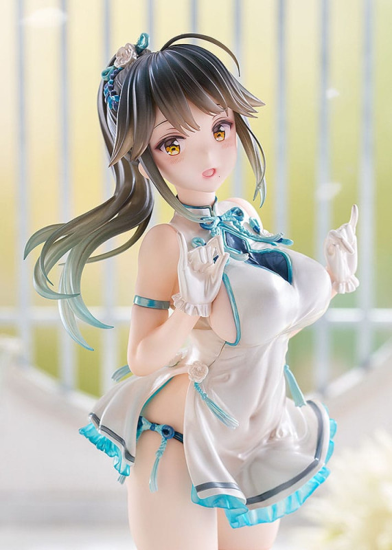 Avian Romance Pink Label 5 PVC Statue 1/6 Ponytail Girl: Qipao 29 cm 10