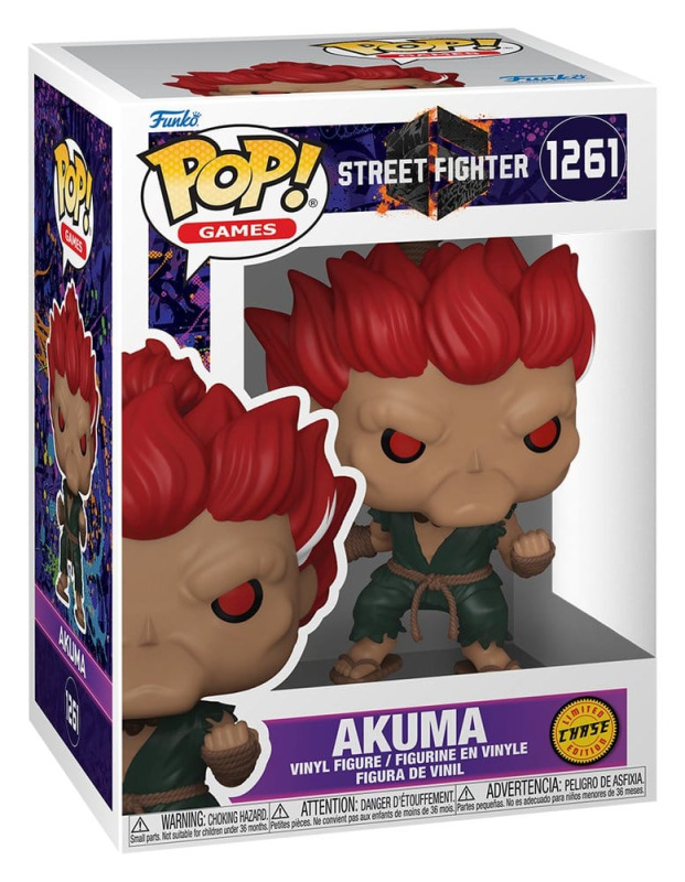 Street Fighter 6 POP! Animation Vinyl Figures Akuma with Chase 9 cm Assortment (6) 4