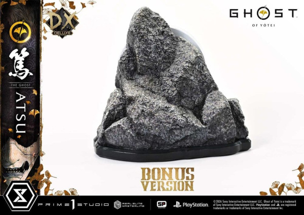 Ghost of Yotei Real Elite Masterline Statue 1/4 Atsu DX Bonus Version 59 cm 4