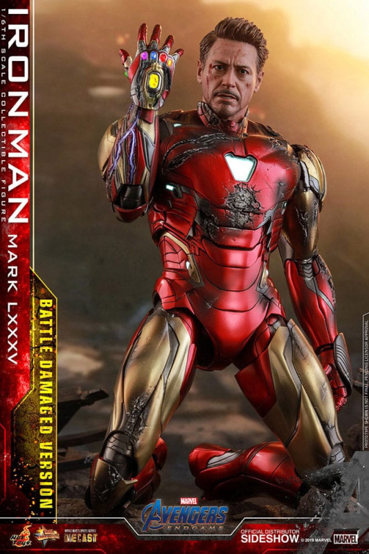 Avengers: Endgame Movie Masterpiece Diecast Action Figure 1/6 Iron Man Mark LXXXV (Battle Damaged Ve 4