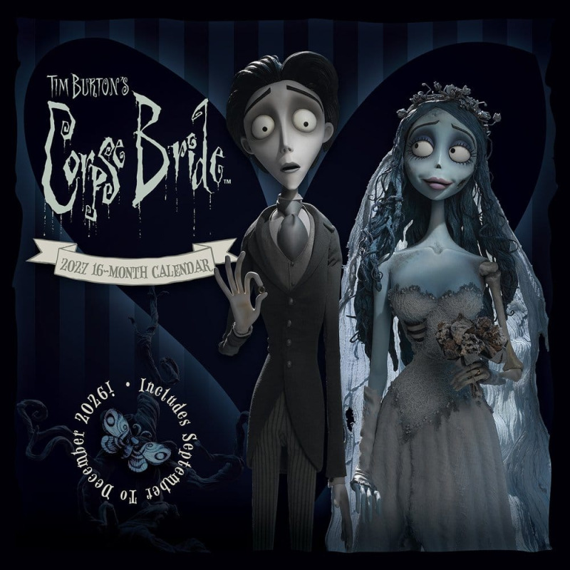 Corpse Bride Calendar 2027 30 x 30 cm