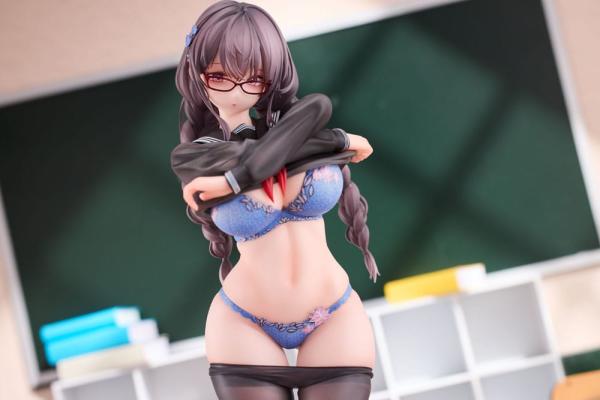 Original Character PVC 1/6 Gap Glasses Girl Who Doesn't Want To Take Physical Education Class 28 cm 5