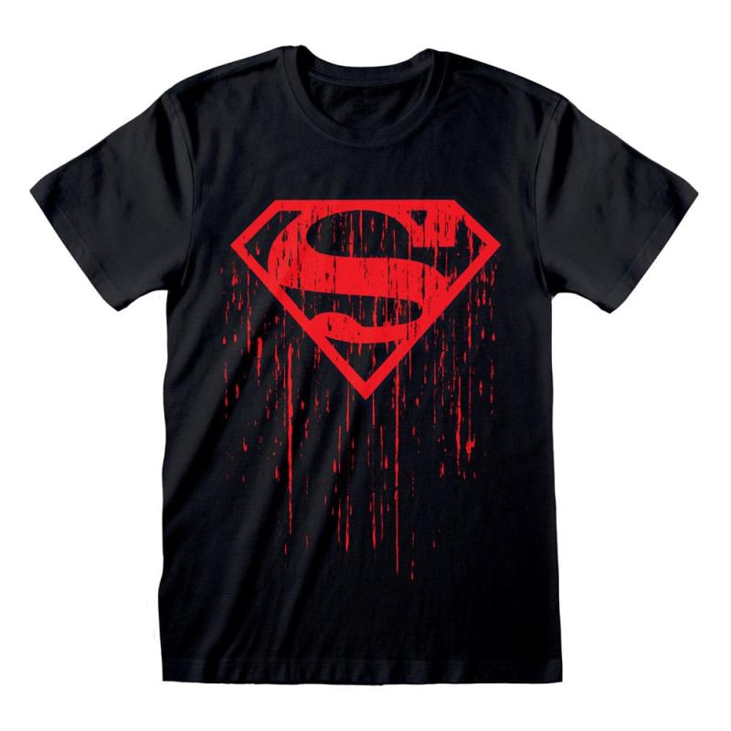 Superman T-Shirt Dripping Symbol Size S