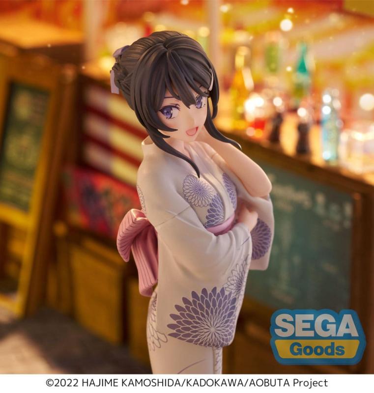 Rascal Does Not Dream of Bunny Girl Senpai Luminasta PVC Statue Mai Sakurajima Yukata 22 cm 5