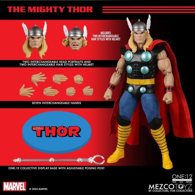 Marvel One:12 Collective Action Figure 1/12 The Mighty Thor 17 cm 8