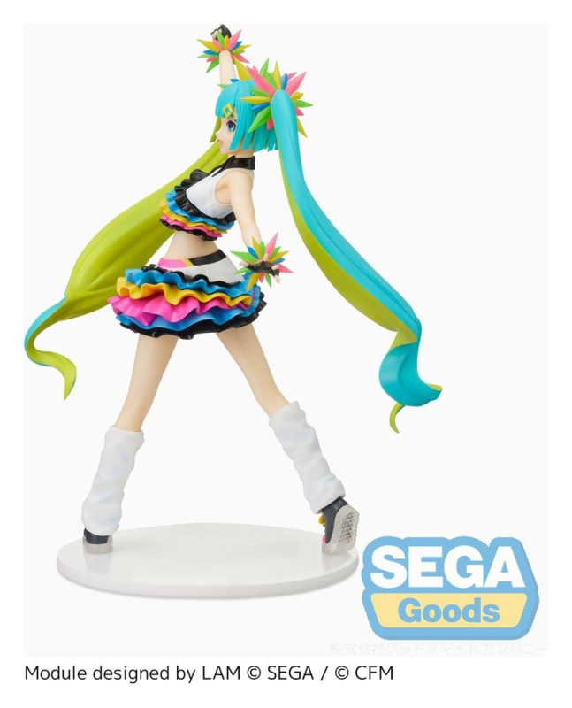 Hatsune Miku Project DIVA MEGA39's FIGURIZM PVC Figure Hatsune Miku - Catch the Wave 25 cm 5