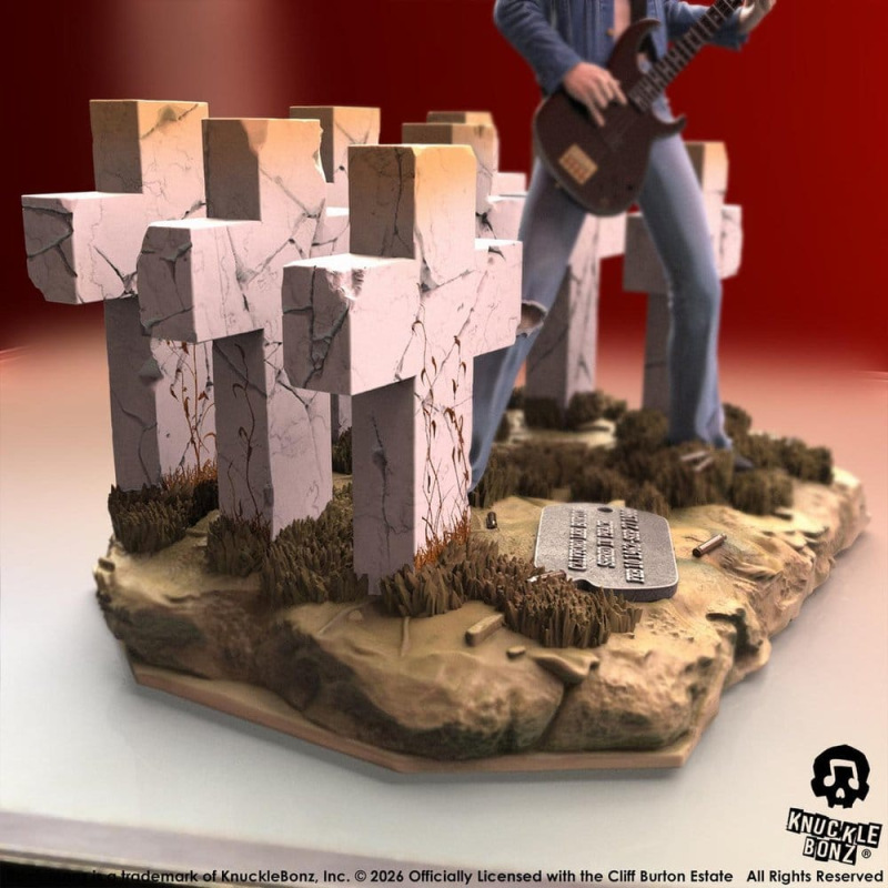 Metallica Rock Iconz Figure Cliff Burton III 21 cm 4