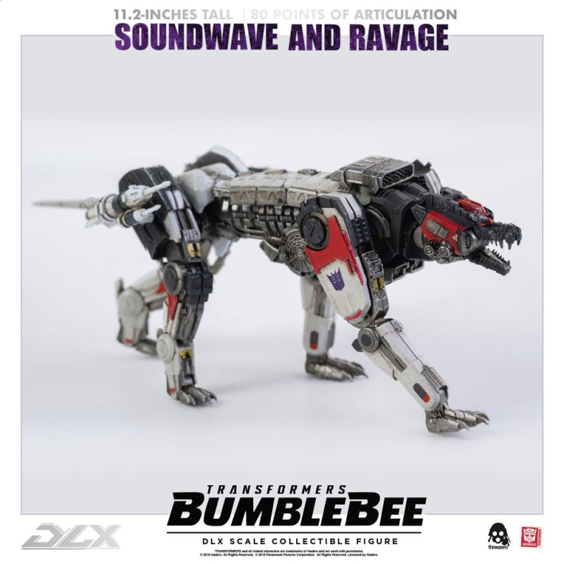 Transformers Bumblebee DLX Action Figure 2-Pack 1/6 Soundwave & Ravage 28 cm 4