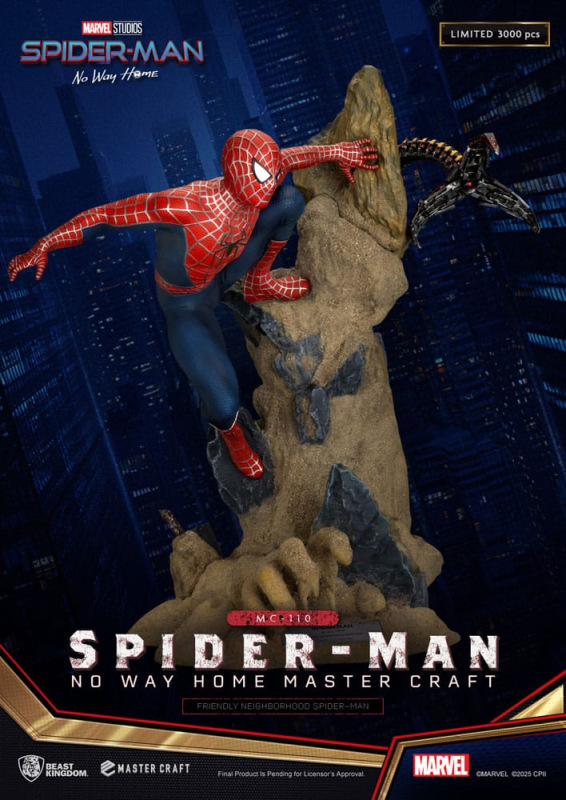Spider-Man: No Way Home Master Craft Statue Friendly Neighborhood Spider-Man 36 cm 1