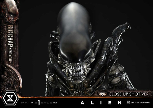 Alien (Film) Museum Masterline XL Statue 1/3 Big Chap Xenomorph Close Up Shot Ver. 100 cm 11