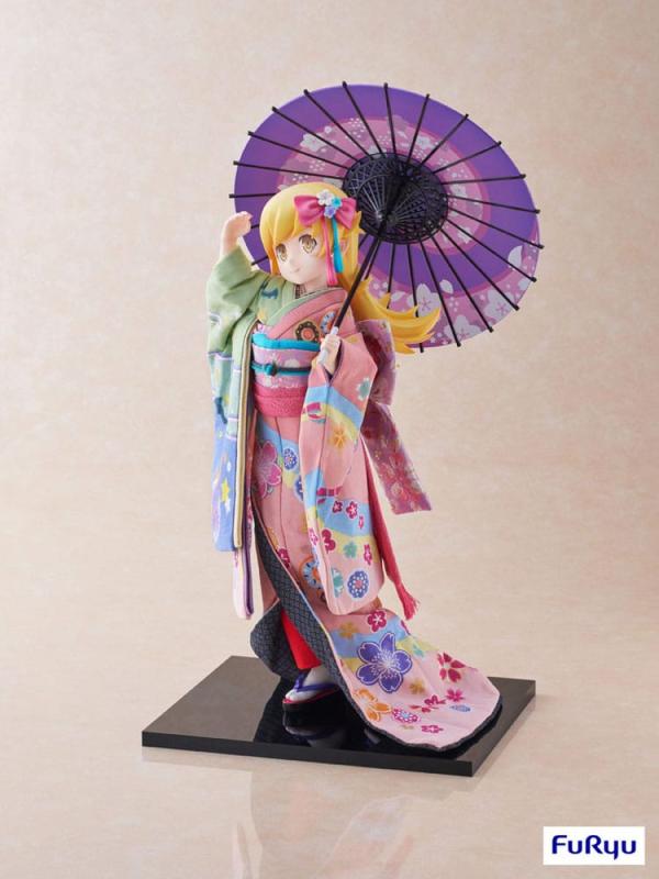 Monogatari PVC Statue 1/4 Shinobu Oshino Japanese Doll 42 cm