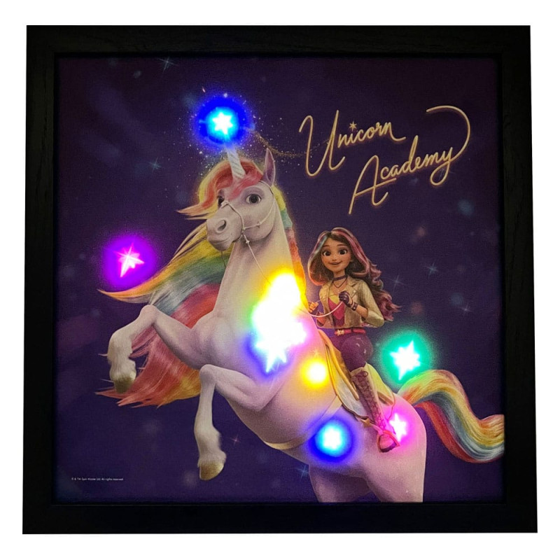 Unicorn Academy Canvas Poster Sophia & Wildstar (With Light) 1