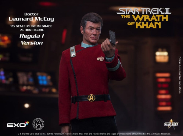 Star Trek II: The Wrath of Khan Action Figure 1/6 Dr. Leonard McCoy Regula I Version 30 cm 1