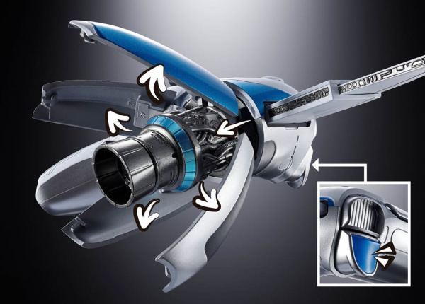 Astro Bot Chogokin Action Figure Astro Bot & Dual Speeder 8