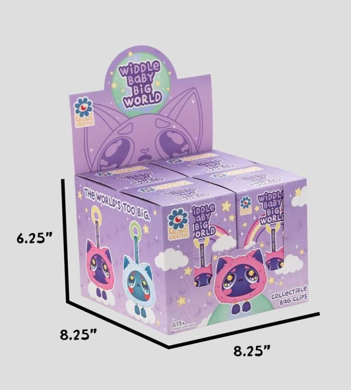 Widdle Baby Keychains 7 cm Blind Box Display (4) 8